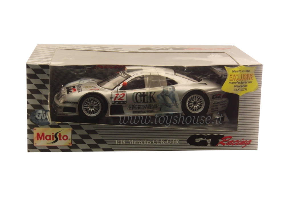 Maisto 1:18 scale item 38848 GT Racing Collection Mercedes Benz CLK GTR