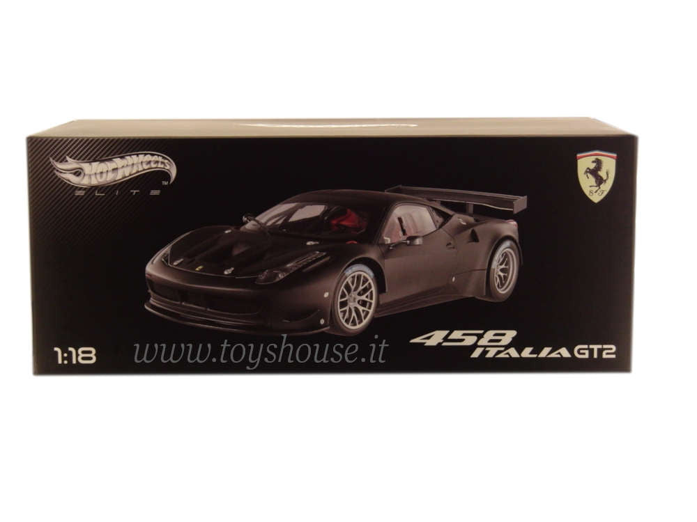 Hot Wheels 1:18 scale item BCK09 Elite Ferrari 458 Italia GT2