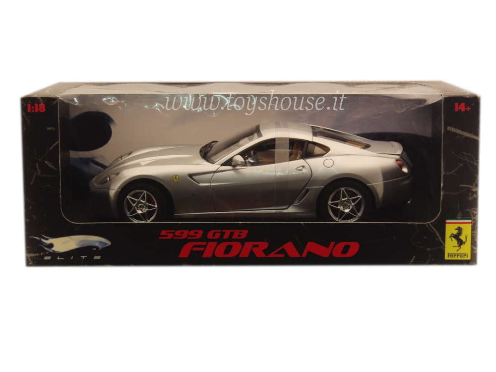 Hot Wheels 1:18 Scale Item J2918 Elite Ferrari 599 GTB Fiorano Limited Edition