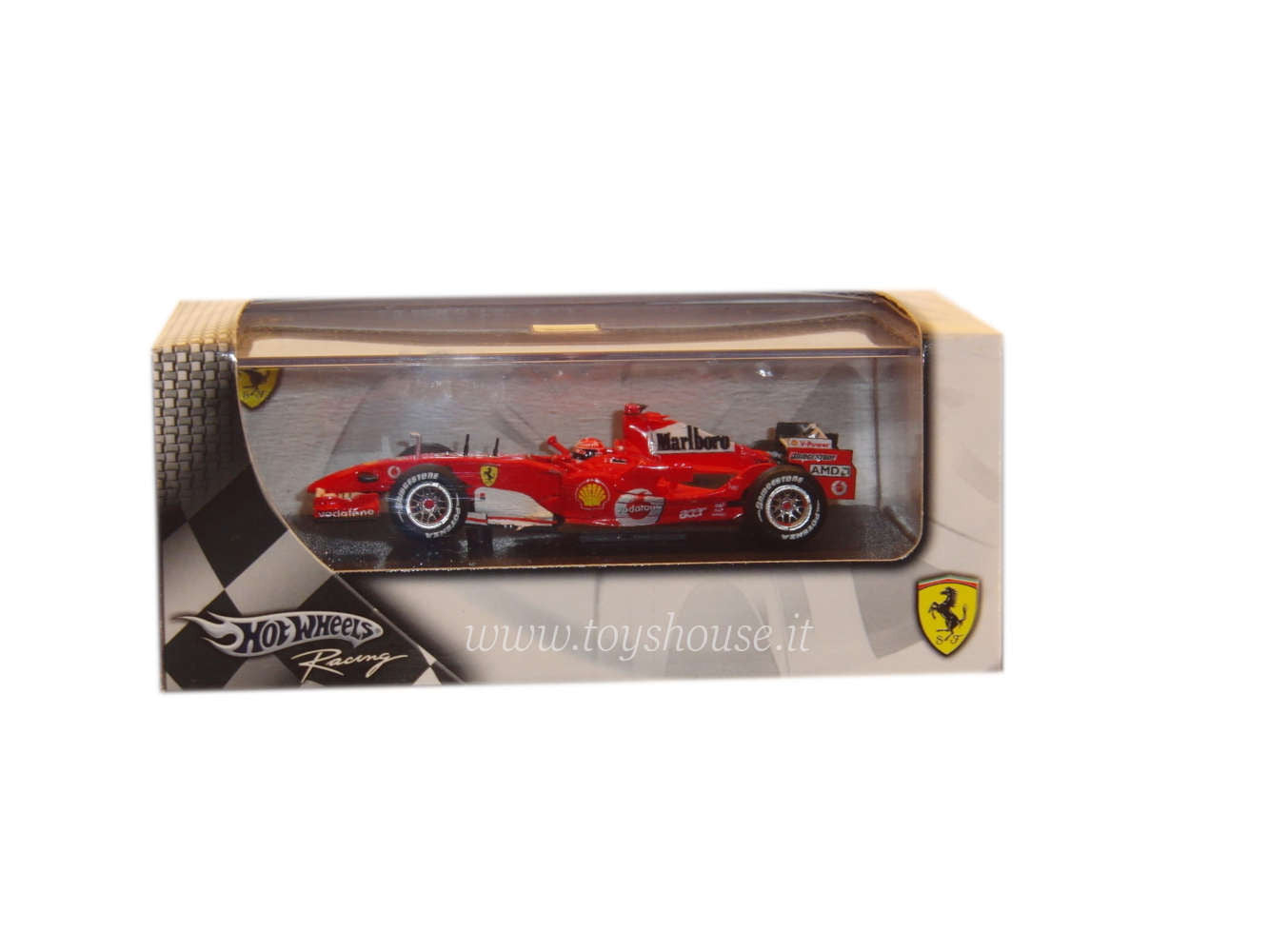Hot Wheels 1:43 scale item J2967 Racing Ferrari 248 F1 Schumacher 2006 Imola (No Decals)