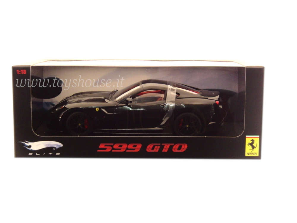 Hot Wheels 1:18 scale item T6926 Elite Ferrari 599 GTO Limited Edition 5000 pcs