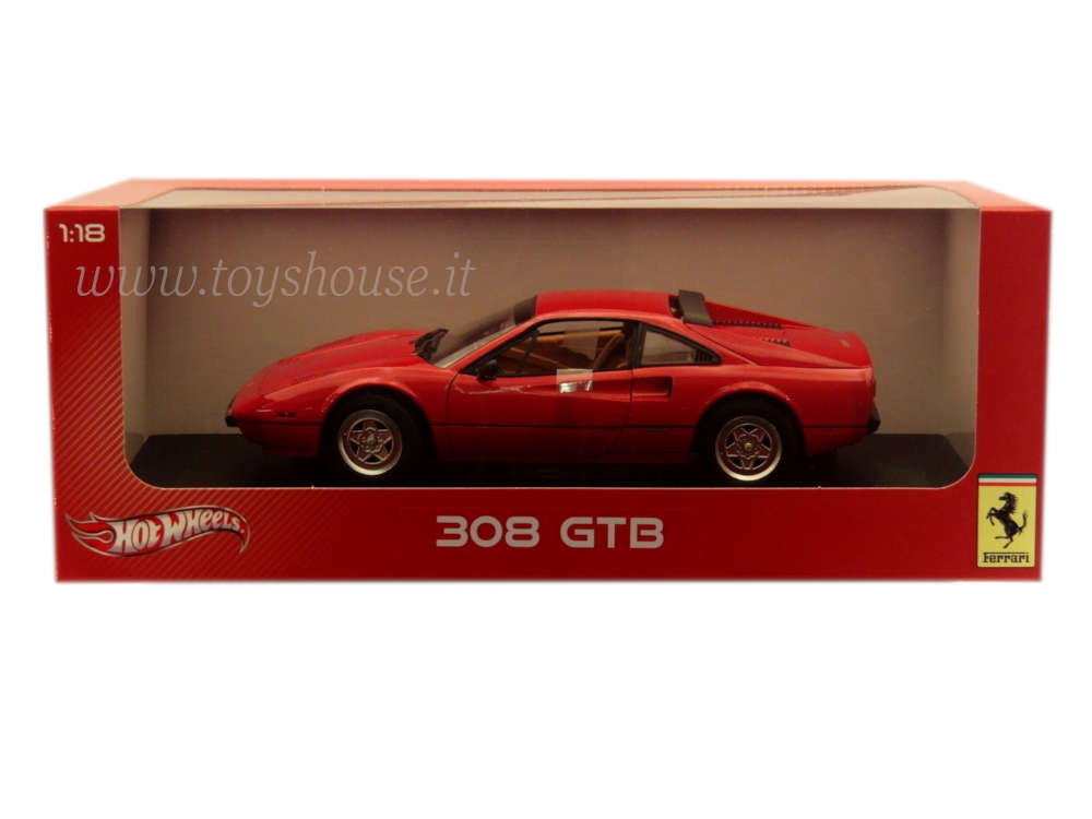 Hot Wheels scala 1:18 articolo W1775 Foundation Ferrari 308 GTB 1978
