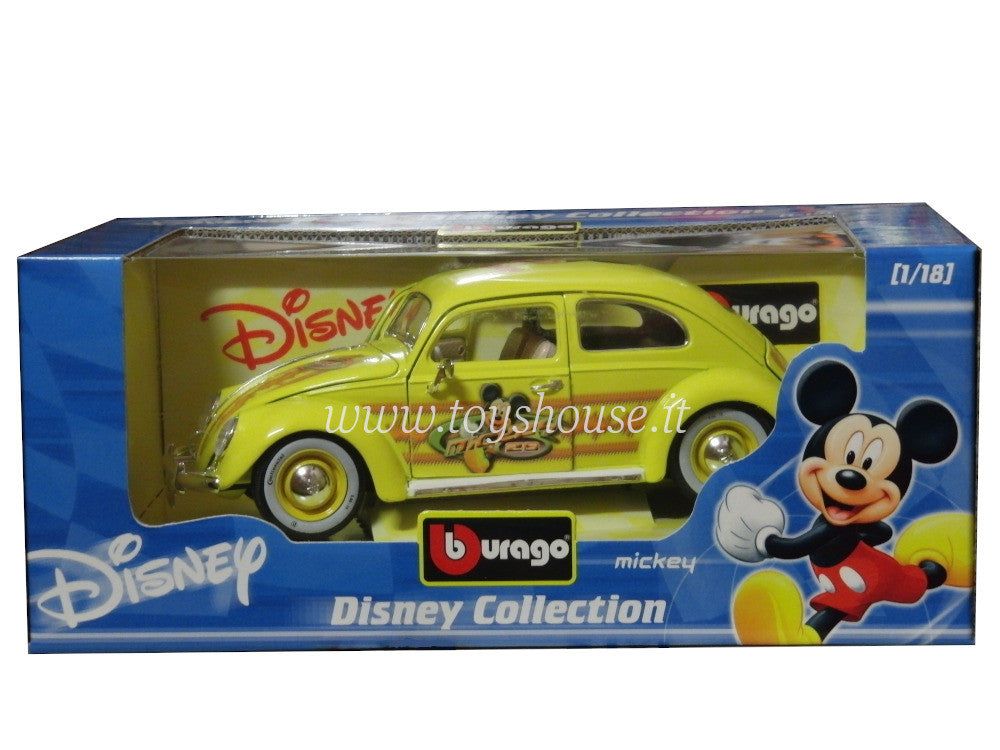 Bburago 1:18 scale item 2002 Disney Collection Volkswagen Kafer Mickey Mouse