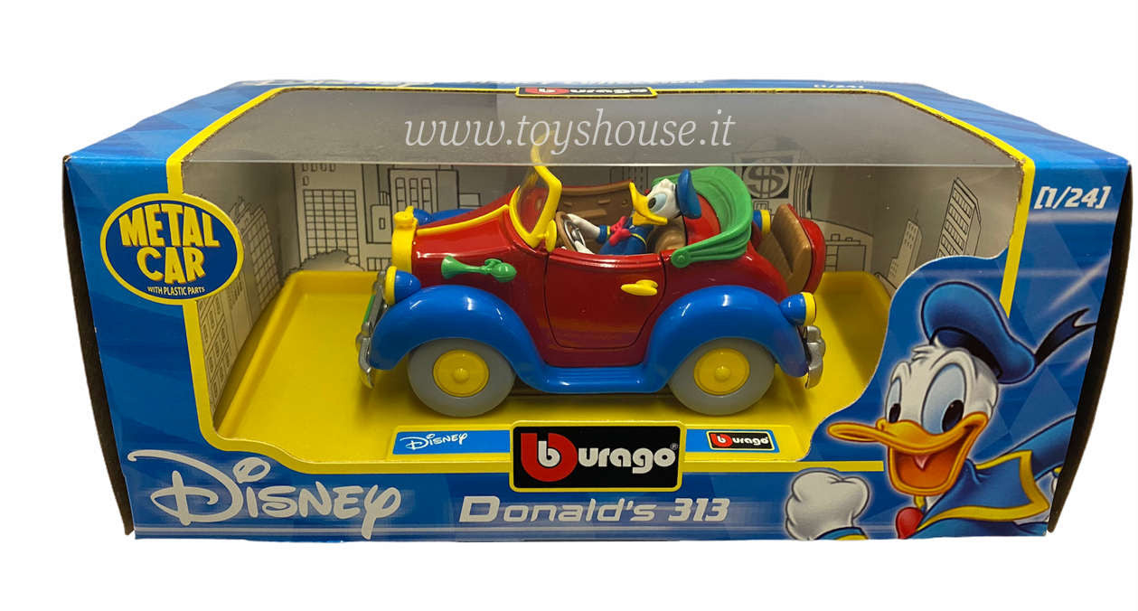 Bburago 1:24 scale item 23001 Disney Collection Donald Classic 313