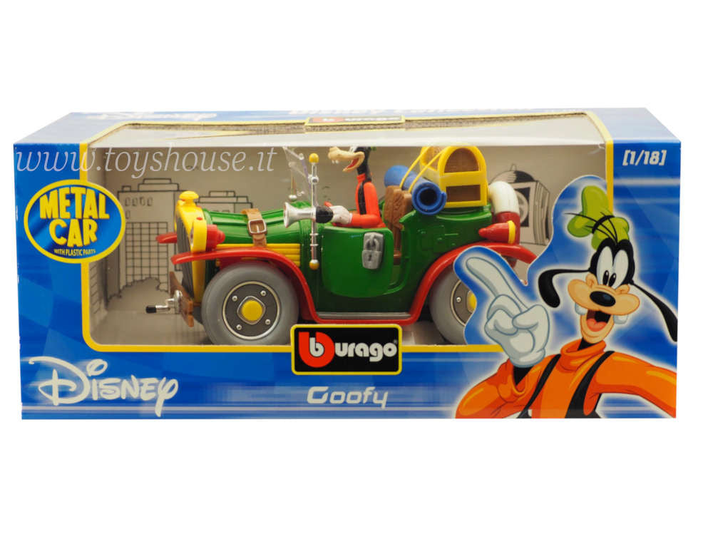 Bburago scala 1:18 articolo 2604 Disney Collection Goofy Classic Car
