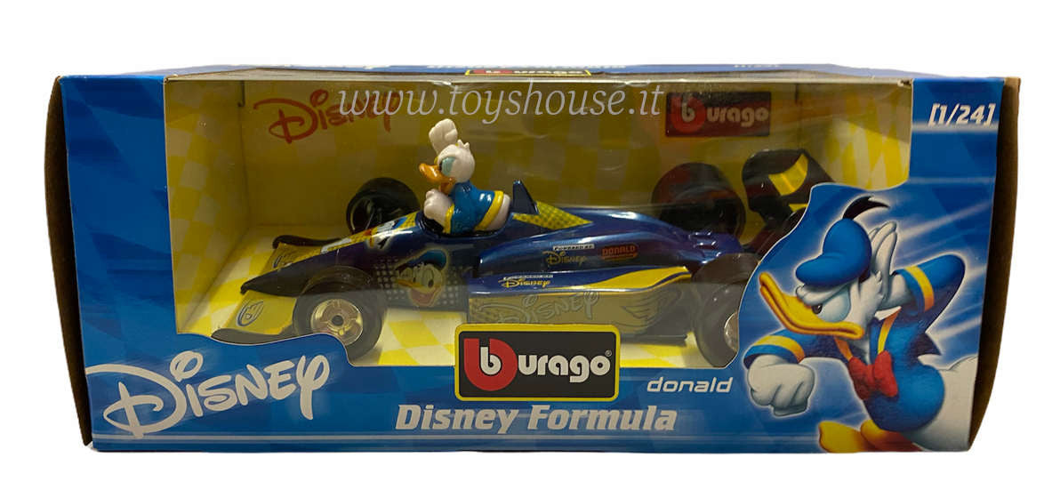 Bburago 1:24 Maßstab Artikel 2903 Disney Collection F1 Racing Donald