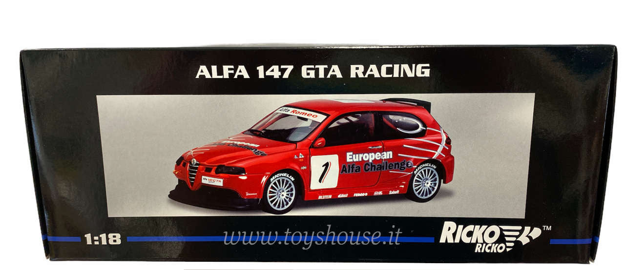 Ricko 1:18 scale item 32156 Alfa Romeo 147 GTA Racing Alfa Challenge