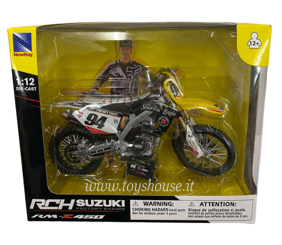 New Ray 1:12 scale item 57743 Suzuki RM-Z 450