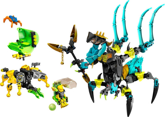 Lego Hero Factory 44029 Mostro Regina contro Furno Evo e Stormer