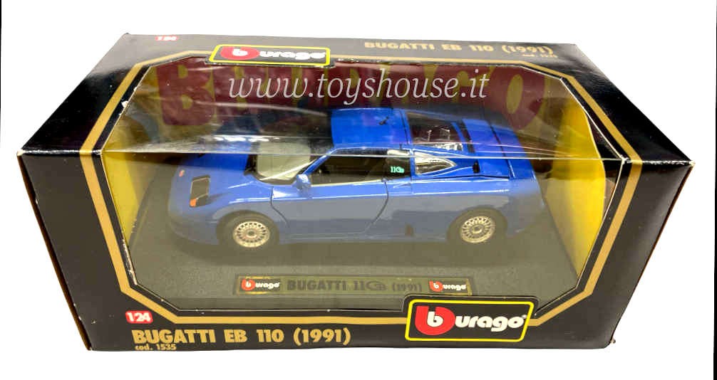 Bburago scala 1:24 codice 1535 Bijoux Collection Bugatti EB 110