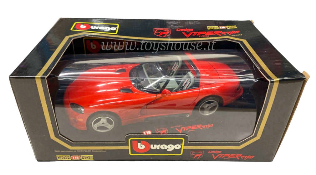 Bburago scala 1:18 articolo 3025 Diamonds Collection Dodge Viper RT/10