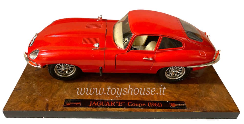 Bburago scala 1:18 articolo 3718 Exclusive Collection Jaguar E Coupé Base in Radica