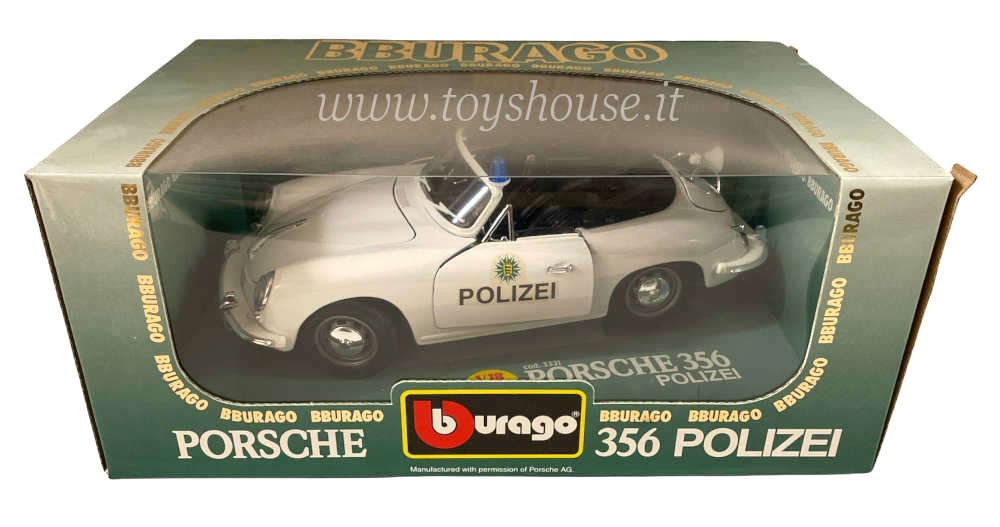 Bburago 1:18 scale item 3331 Gold Collection Porsche 356 Police