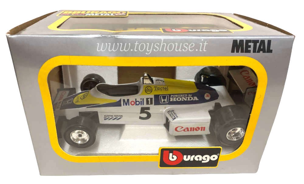 Bburago scala 1:24 articolo 6105 Grand Prix Collection Williams FW08C Turbo Mobil