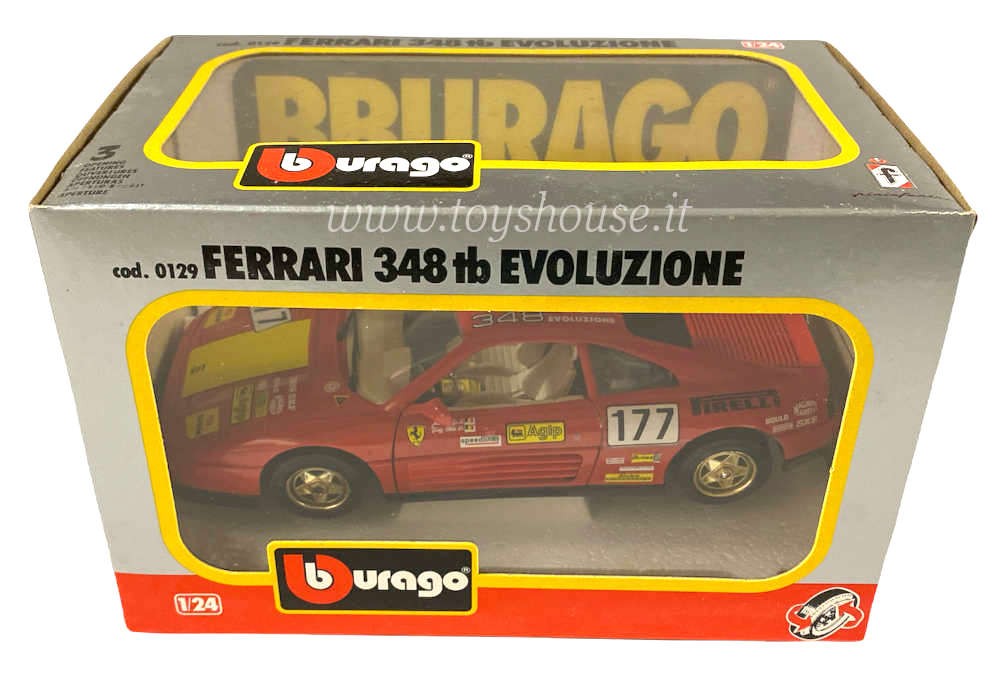 Bburago scala 1:24 articolo 0129 Super Collection Ferrari 348 TB Evoluzione Brummel