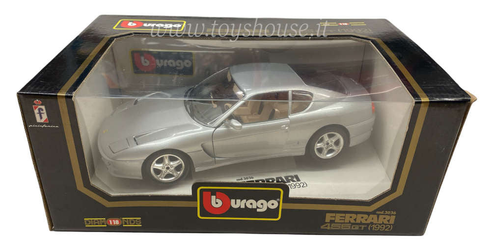Bburago scala 1:18 articolo 3036 Diamonds Collection Ferrari 456 GT
