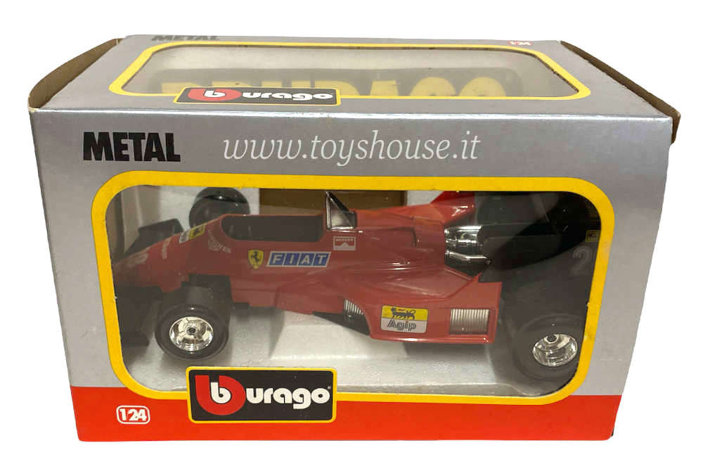 Bburago scala 1:24 articolo 6111 Grand Prix Collection Ferrari 126 C4 Turbo Mansell