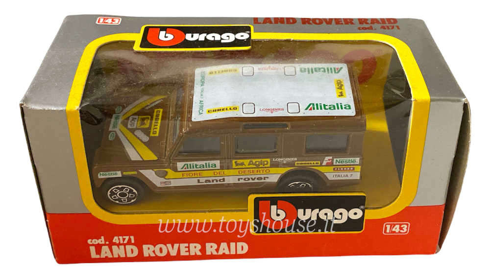 Bburago 1:43 scale item 4171 1:43 Collection Land Rover RAID