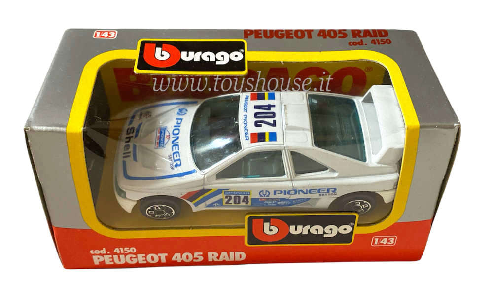 Bburago scala 1:43 articolo 4150 1:43 Collection Peugeot 405 RAID