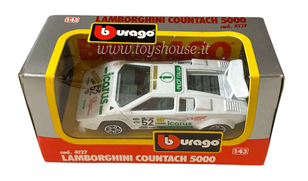 Bburago 1:43 scale item 4127 1:43 Collection Lamborghini Countach 5000