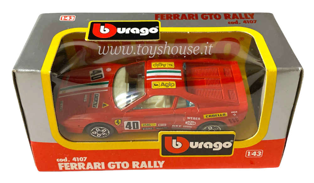 Bburago 1:43 scale item 4107 1:43 Collection Ferrari GTO Rally