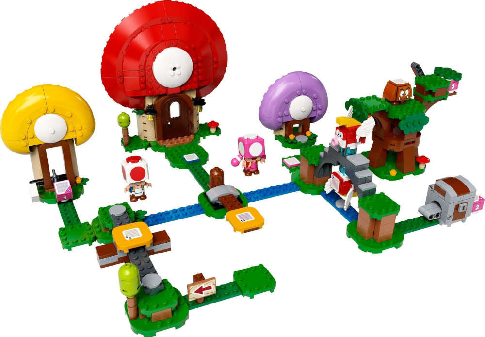 Lego Super Mario 71368 La Caccia al Tesoro di Toad - Pack di Espansione