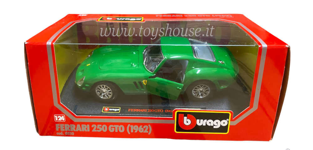 Bburago scala 1:24 articolo 0510 Vip Collection Ferrari 250 GTO 1962