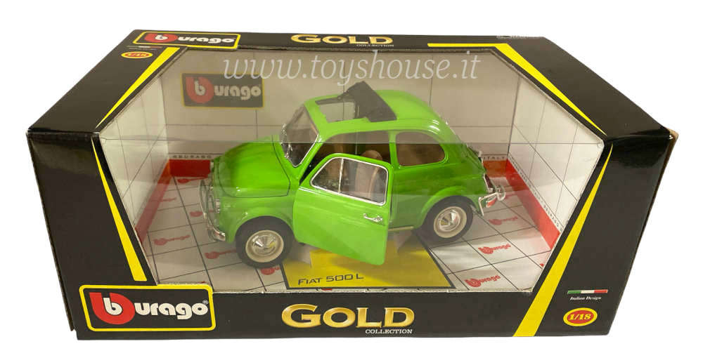 Bburago scala 1:16 articolo 33104 Gold Collection Fiat 500L 1968