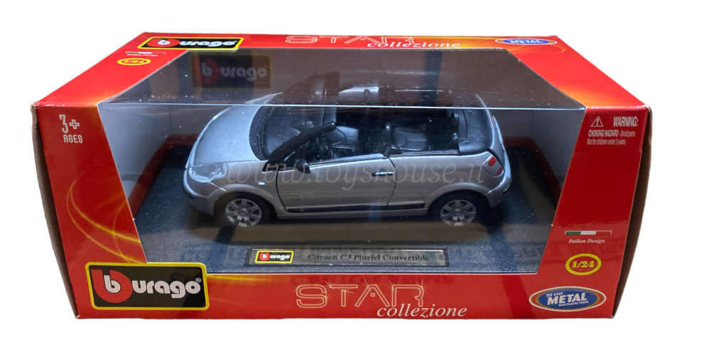 Bburago 1:24 scale item 18-21002 Star Collection Citroen C3 Pluriel Convertible