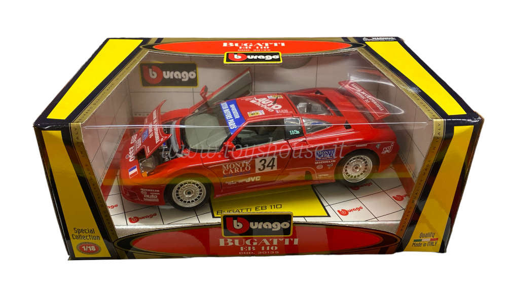 Bburago scala 1:18 articolo 30135 Special Collection Bugatti EB 110 n.34 1991