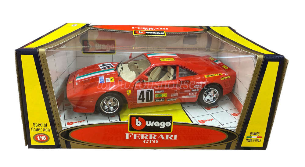 Bburago 1:18 scale item 3027 Diamonds Collection Ferrari GTO n.40 1984