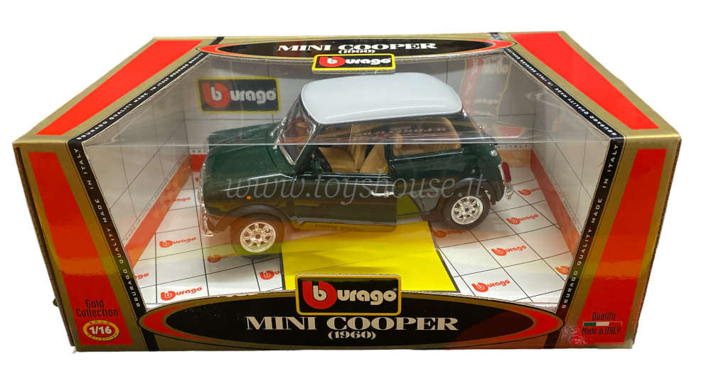 Bburago 1:16 scale item 3309 Gold Collection Mini Cooper 1960
