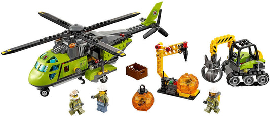 Lego City 60123 Volcanic Supply Helicopter