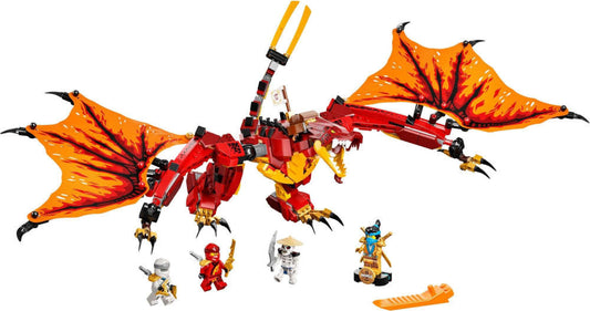 Lego Ninjago 71753 L'Attacco Del Dragone Del Fuoco