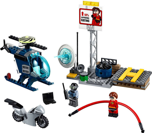 Lego 4 Juniors 10759 Incredibles 2 - Inseguimento Sul Tetto Di Elastigirl