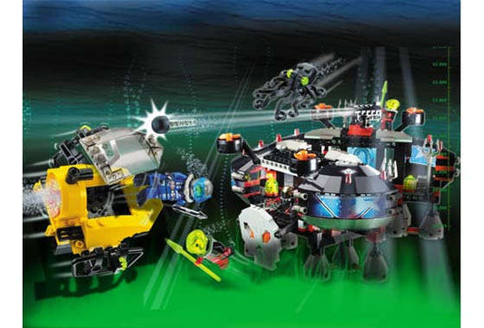 Lego Alpha Team 4795 Ogel Underwater Base And At Sub