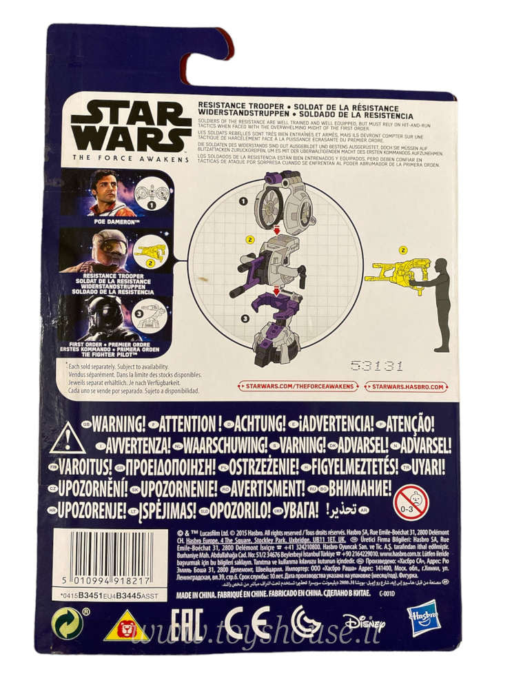 Star Wars Il Risveglio della Forza Resistance Trooper Hasbro 2015 Action Figure