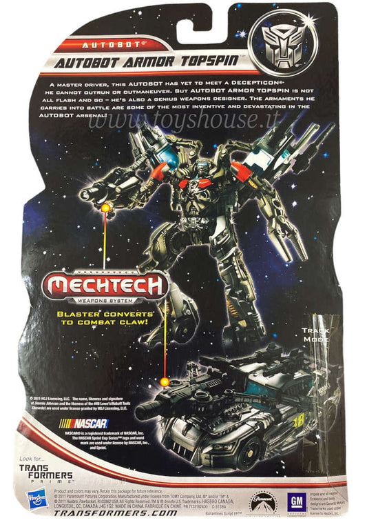 Transformers Dark of the Moon Topsin Mechtech Hasbro Transformers Action Figure