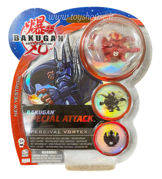 Bakugan Battle Brawlers Special Attack Percival Vortex Spin Master Action Figure