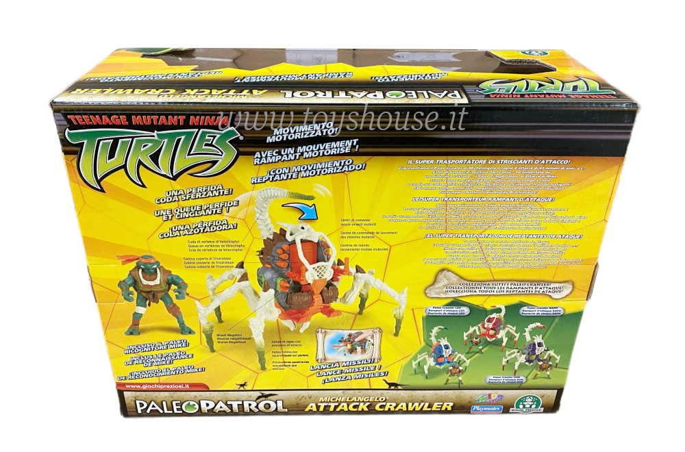 Teenage Mutant Ninja Turtles TMNT Paleo Patrol Michelangelo's Attack Crawler Action Figure
