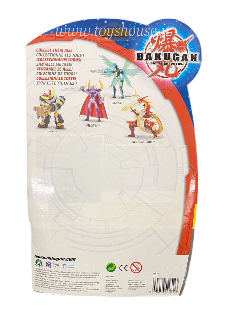 Bakugan Battle Brawlers Lancia Missili Ingram Spin Master Action Figure