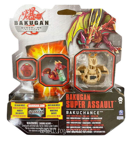 Bakugan Gundalian Invaders Super Assault Bakuchance Spin Master Action Figure