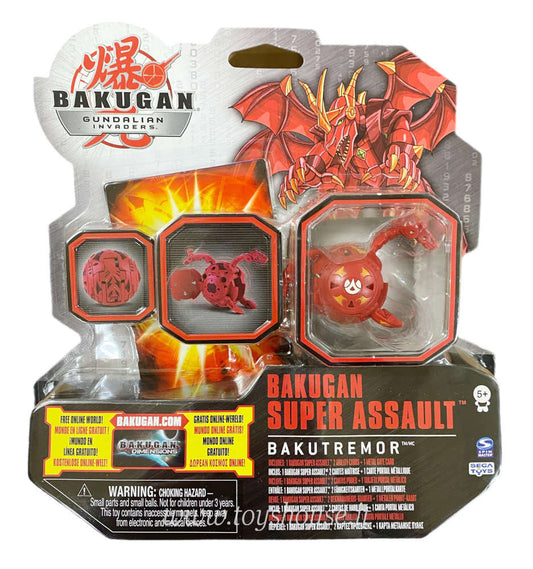 Bakugan Gundalian Invaders Super Assault Bakutremor Spin Master Action Figure