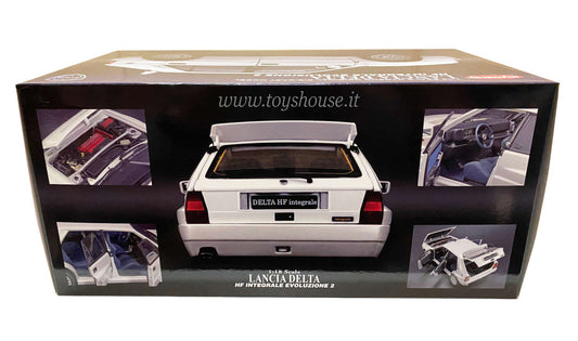Kyosho 1:18 scale model item 08341WP Lancia Delta HF Integrale Evoluzione 2 1993
