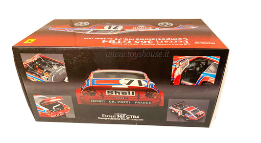 Kyosho 1:18 scale model item 08164A Ferrari 365 GTB/4 Competizione Le Mans 1974