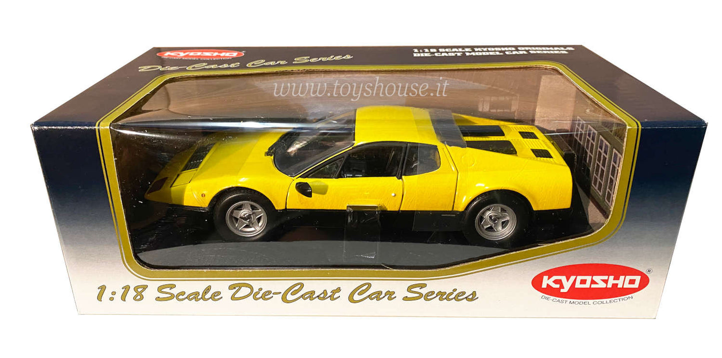 Kyosho modello in scala 1:18 articolo 08171Y Ferrari 512BB 1976