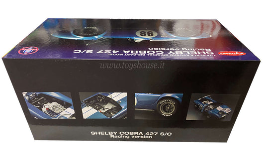Kyosho 1:18 scale model item 08015CS Shelby Cobra 427 S/C Racing Screen Version 1962