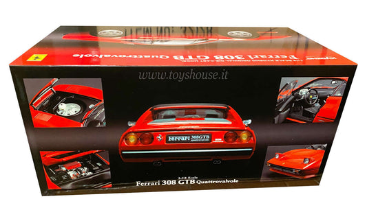Kyosho 1:18 scale model item 08182R Ferrari 308 GTB Quattrovalvole