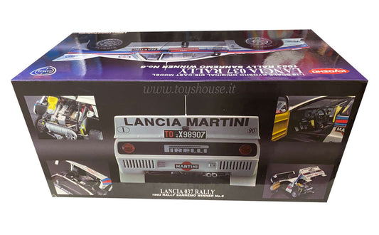 Kyosho 1:18 scale model item 08302F Lancia Rally 037 Rally Sanremo 1983