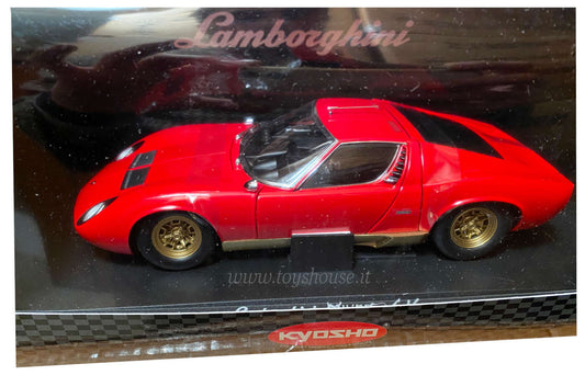 Kyosho 1:18 scale model item 08313R Lamborghini Miura P400 SV